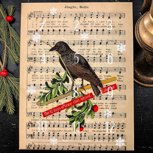 2026 CROCHET Stitch marker Advent Calendar PRESALE "What the Crow Noticed "