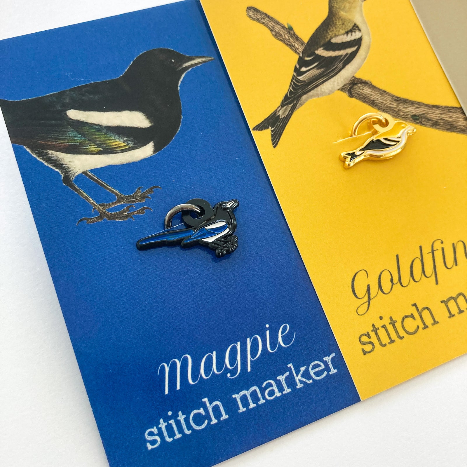 Bird stitch markers for knitters singles, Aviary singles, progress keepers