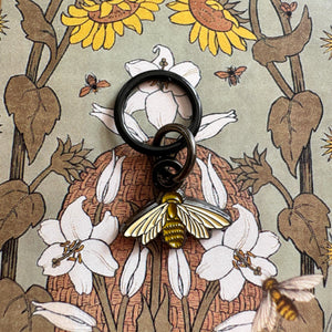 Honey Bee Stitch Marker & Progress Keeper