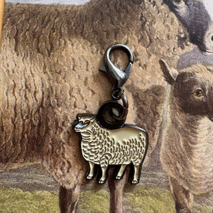Meadow Sheep Stitch Marker or Progress Keeper