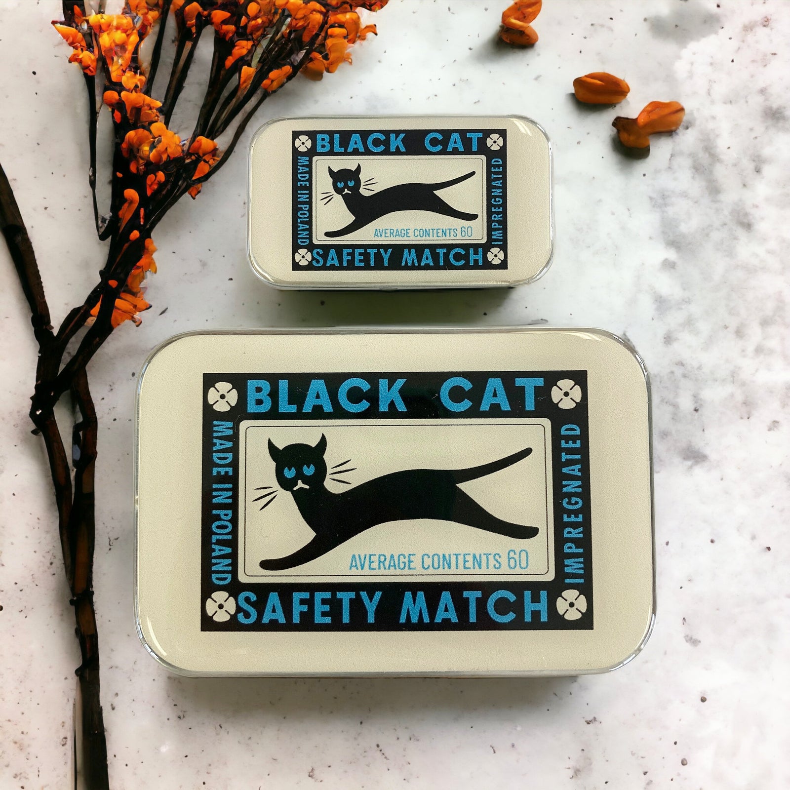 Black cat notions tin (039)