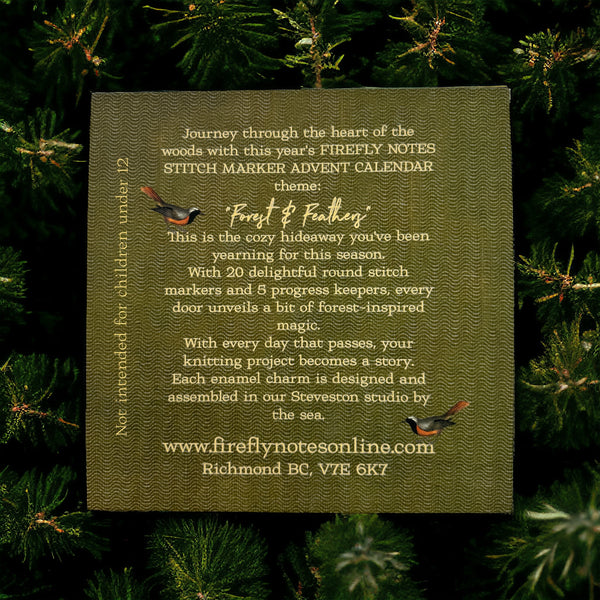 Stitch Marker Advent Calendar 2024 Firefly Notes