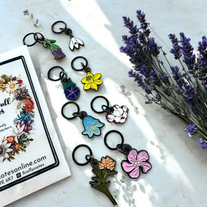 Pocket Full of Posies Stitch Marker Set