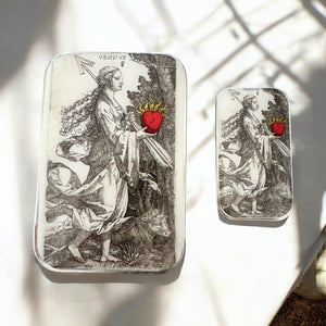 Venus & the Flaming Heart Notions Tin