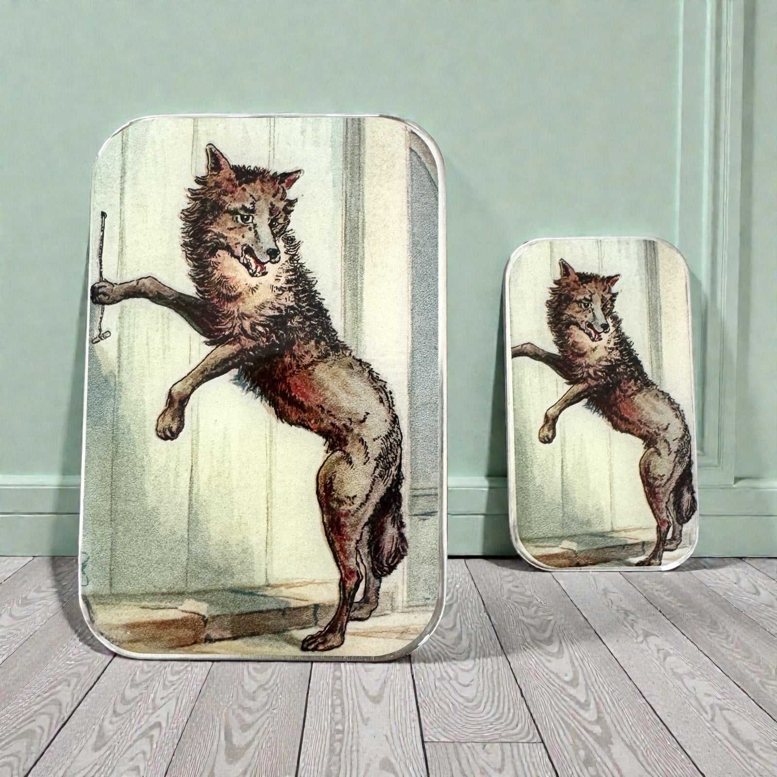 The Wolf at the Door Notions Tin