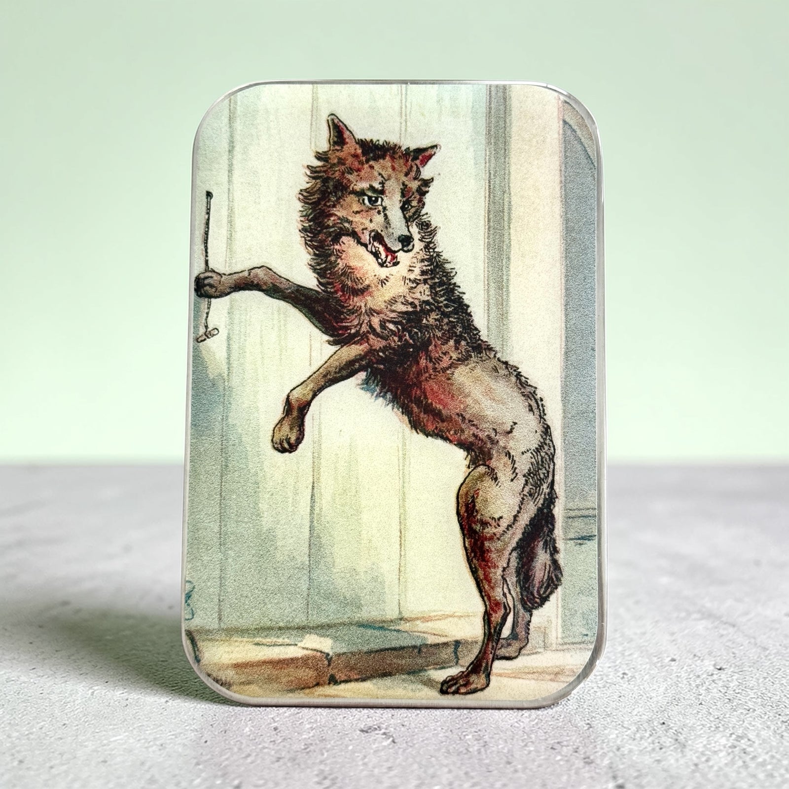 The Wolf at the Door Notions Tin