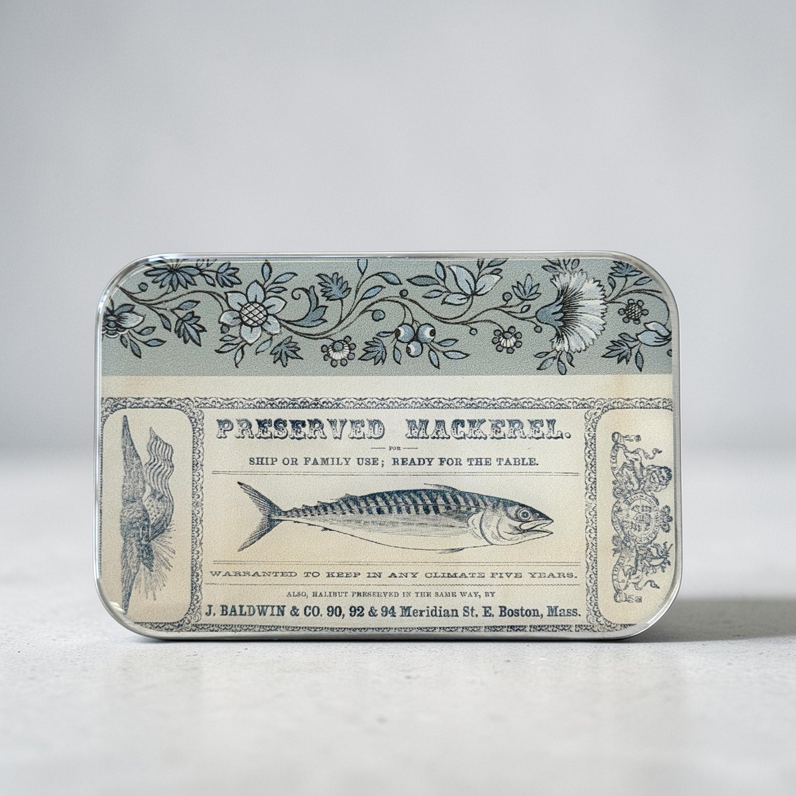 Tinned fish notions tin