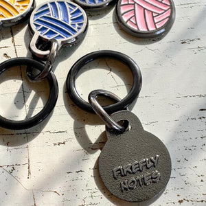 From the Yarn Shelf – Yarn Ball Stitch Marker Set (Set of 8) | Knitting Stitch Markers