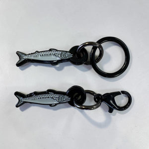 Mackerel Enamel Stitch Marker Single