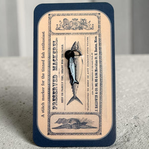 Mackerel Enamel Stitch Marker Single