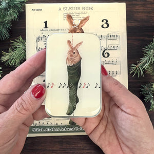 What the Stocking Held — Matching Notions Tin