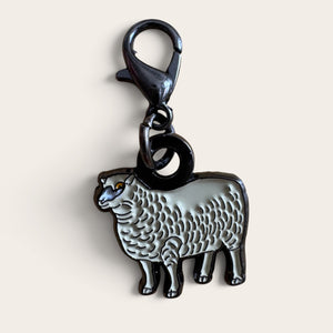 Meadow Sheep Stitch Marker or Progress Keeper
