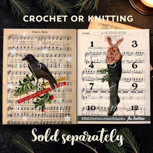 2026 CROCHET Stitch marker Advent Calendar PRESALE "What the Crow Noticed "