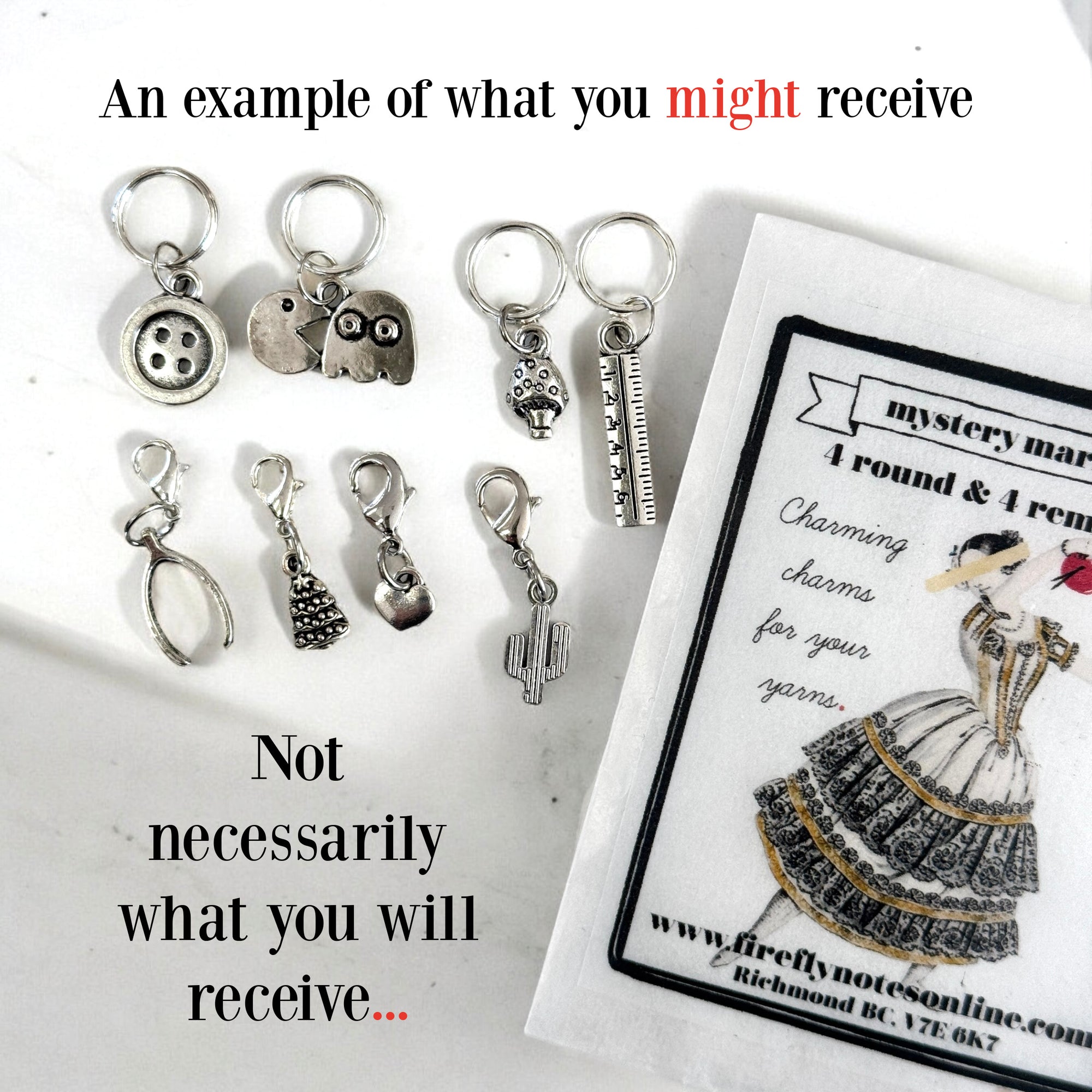 Mystery Markers – Surprise Stitch Marker Set for Knitting