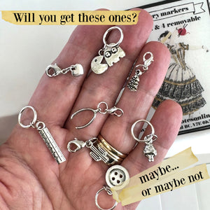 Mystery Markers – Surprise Stitch Marker Set for Knitting