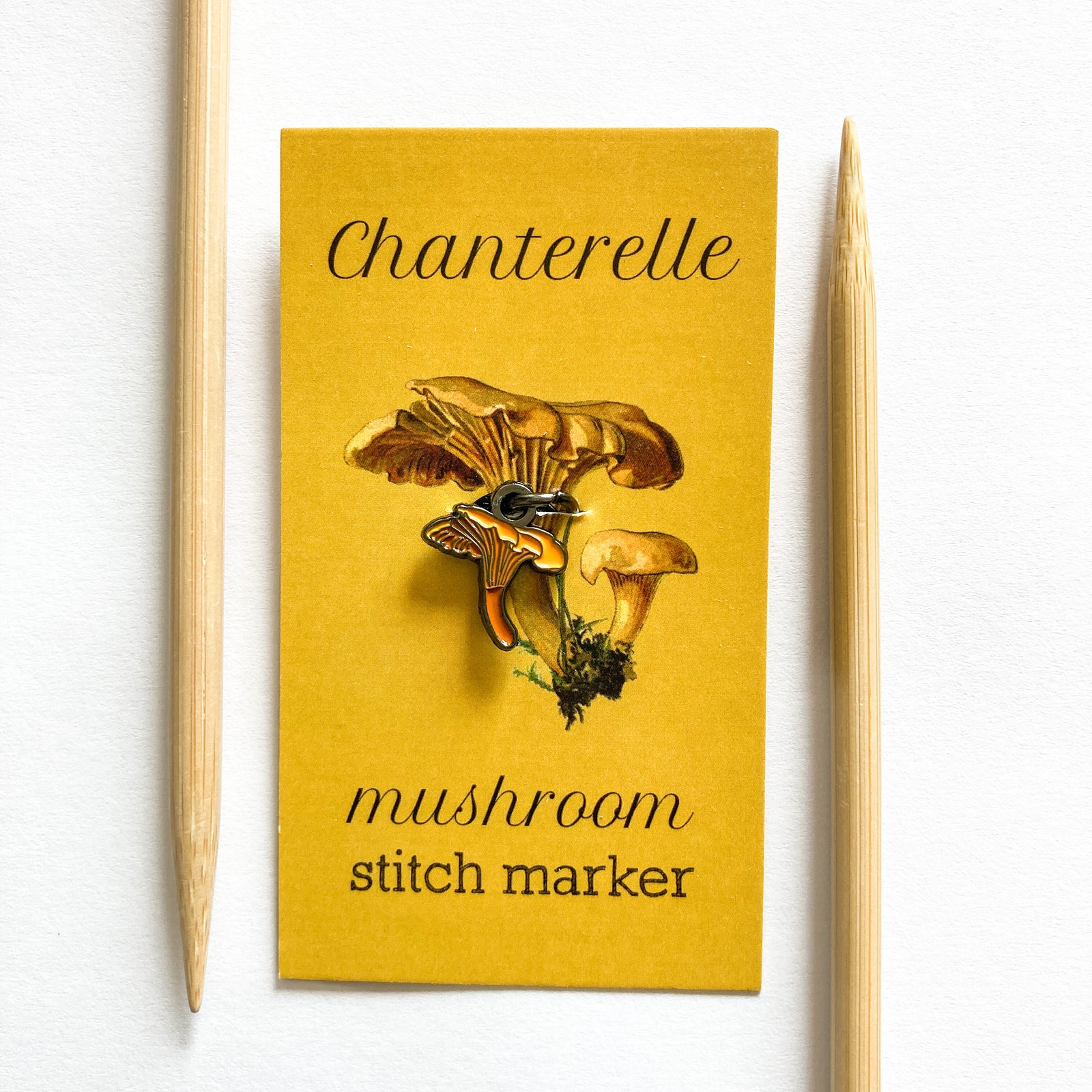 Makers mushrooms SINGLE stitch marker or progress keeper