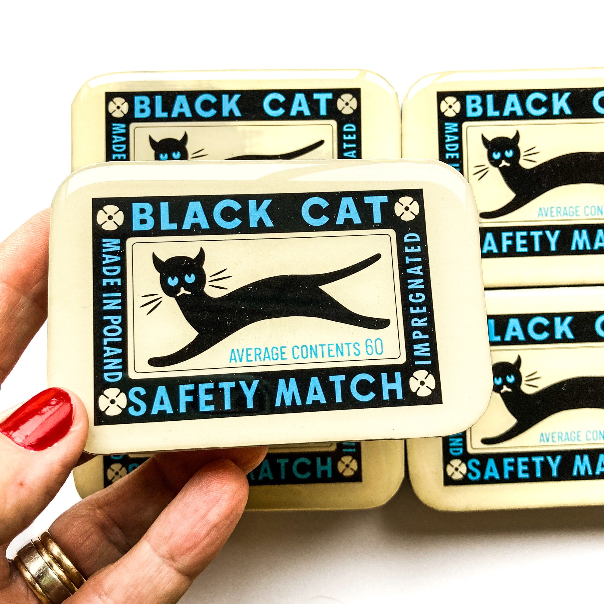 Black cat notions tin (039)