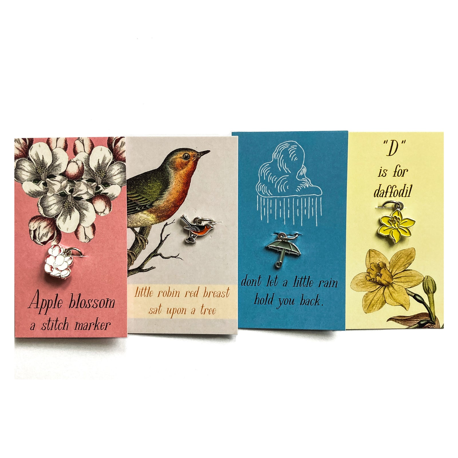 Spring stitch marker singles