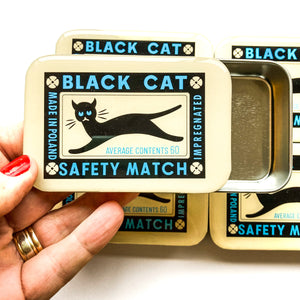 Black cat notions tin (039)