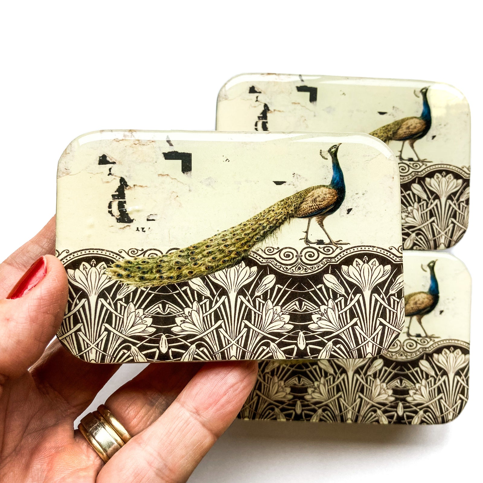 Peacock notions tin (021)