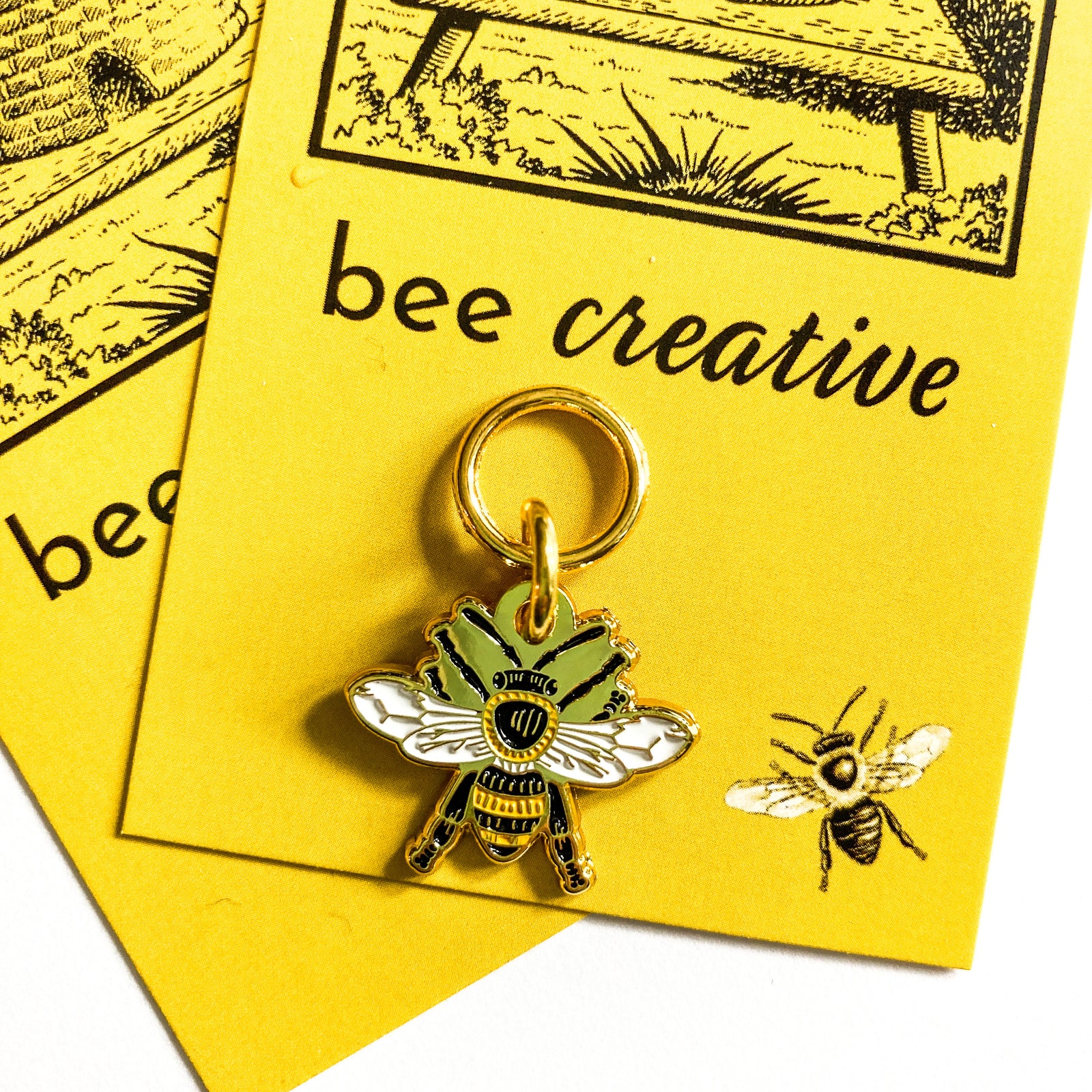 Summer singles, Single custom Firefly Notes stitch marker or progress keeper