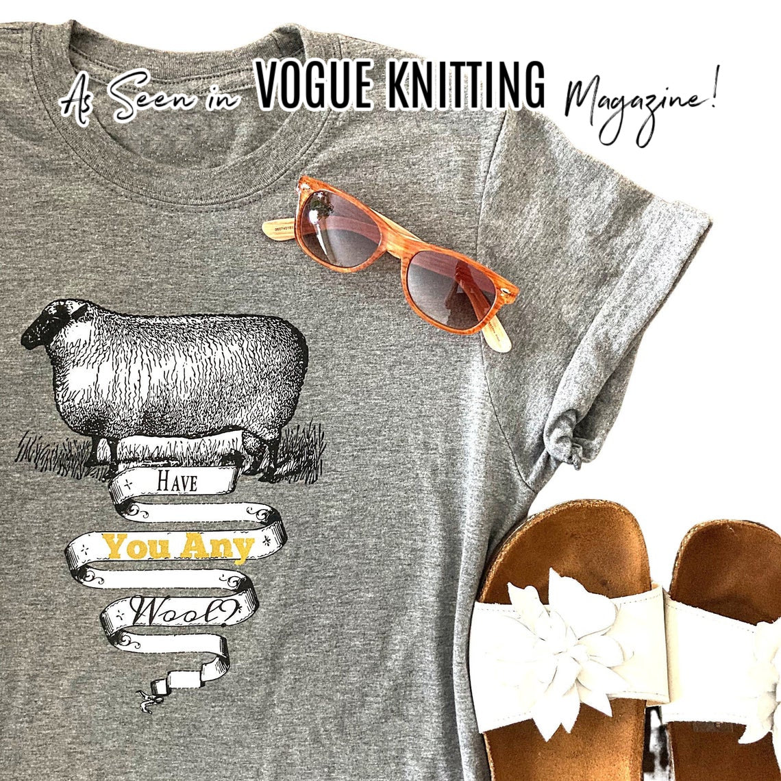 Have you any wool T shirts, As seen in Vogue Knitting magazine!