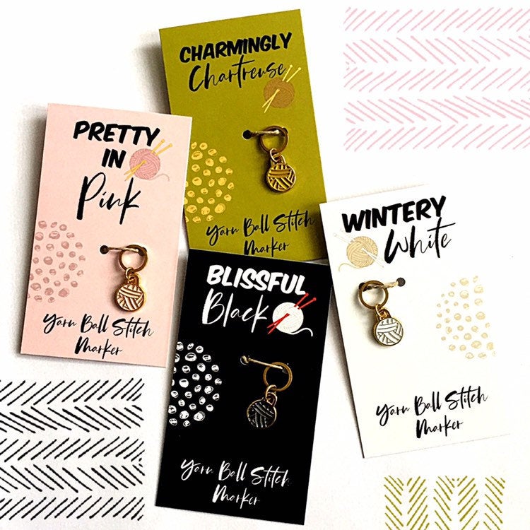 Yarn Ball Stitch Marker