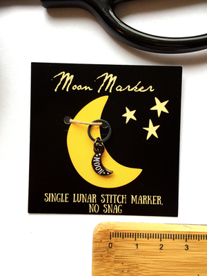 Moon stitch marker- single