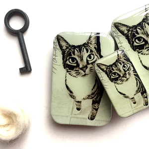 Cat knitting notions tin (026)