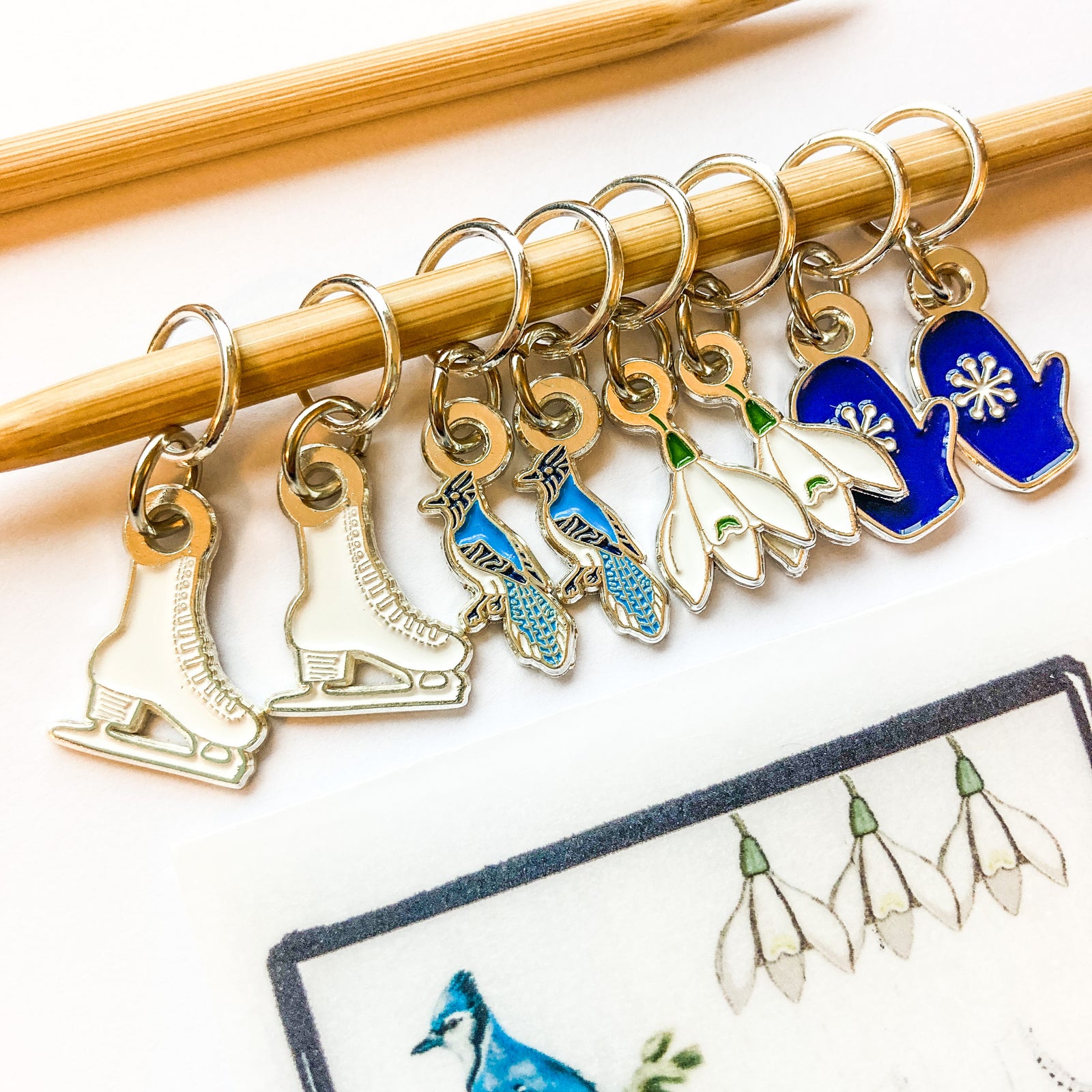 Winter stitch marker packs