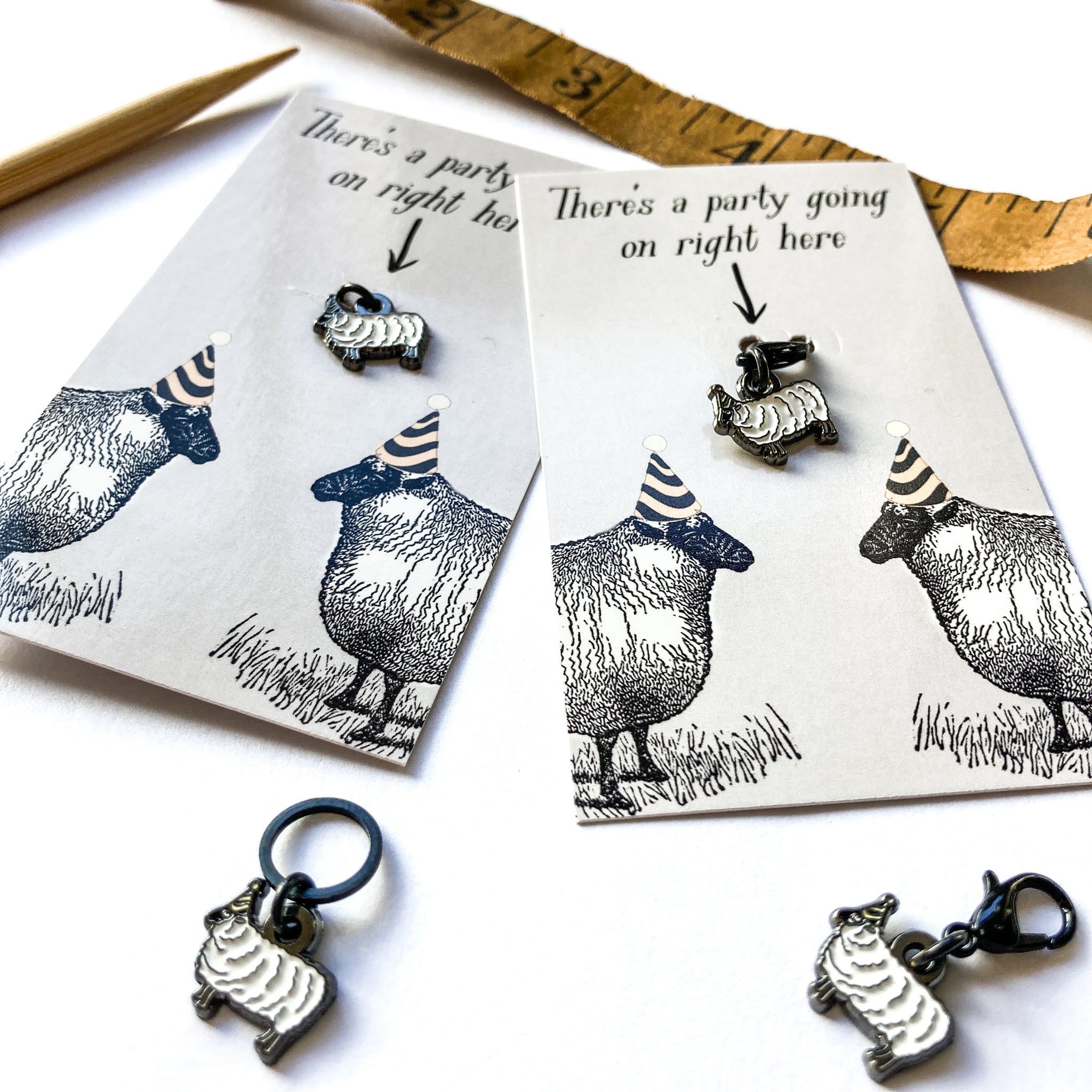 Stitch Marker Clip Keeper – Billy and Baa