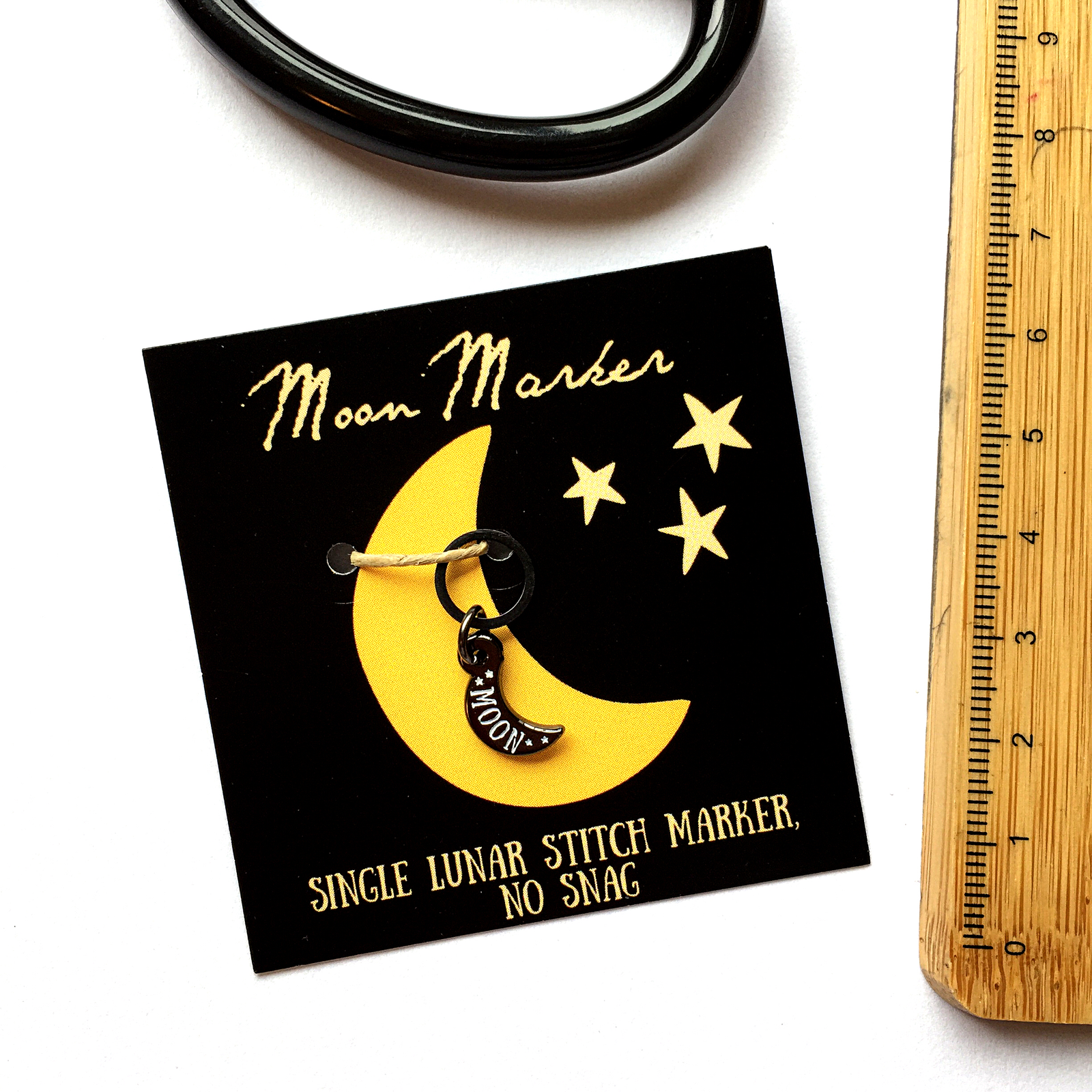 Moon stitch marker- single