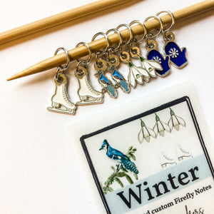 Winter stitch marker packs