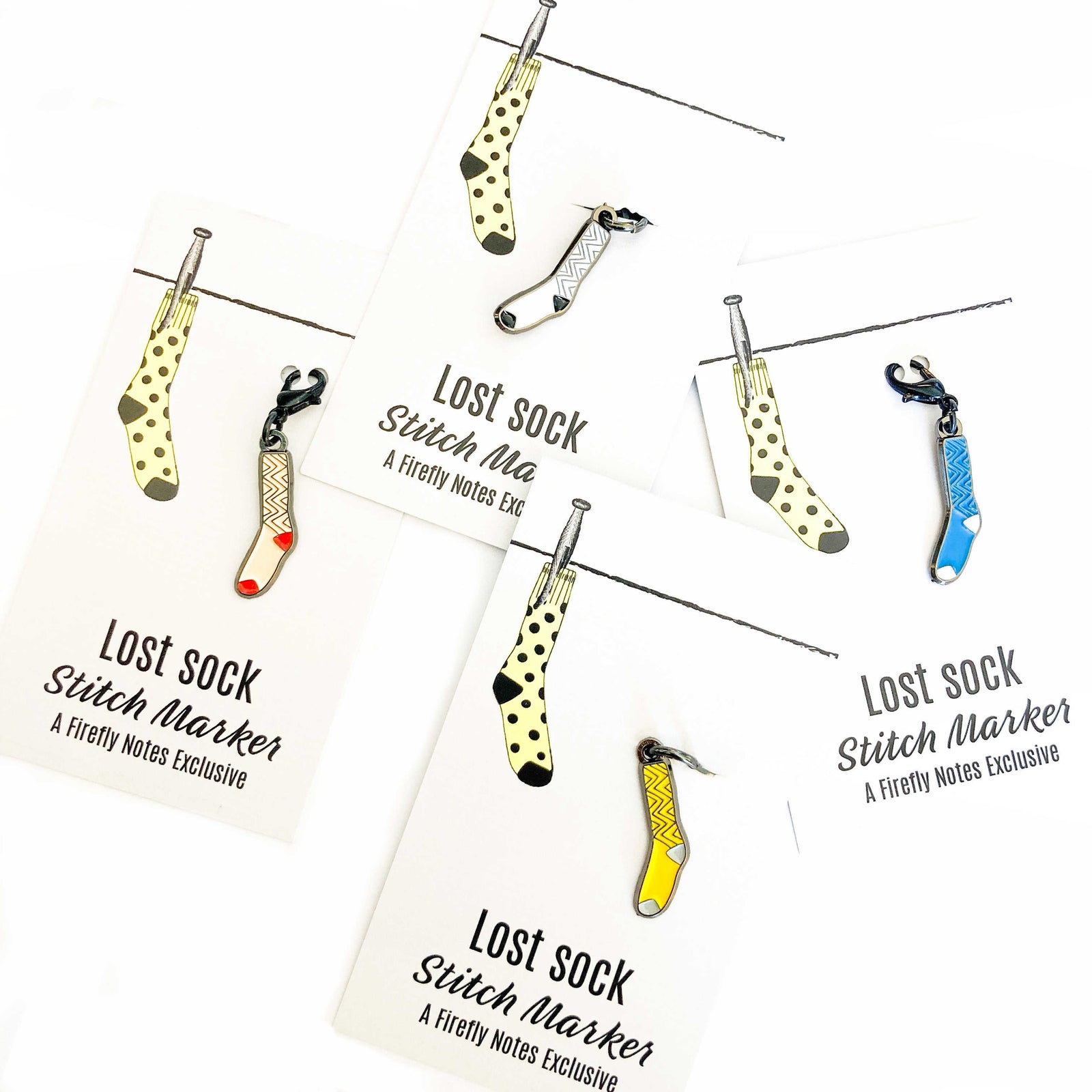 Lost sock single stitch marker/ progress keeper